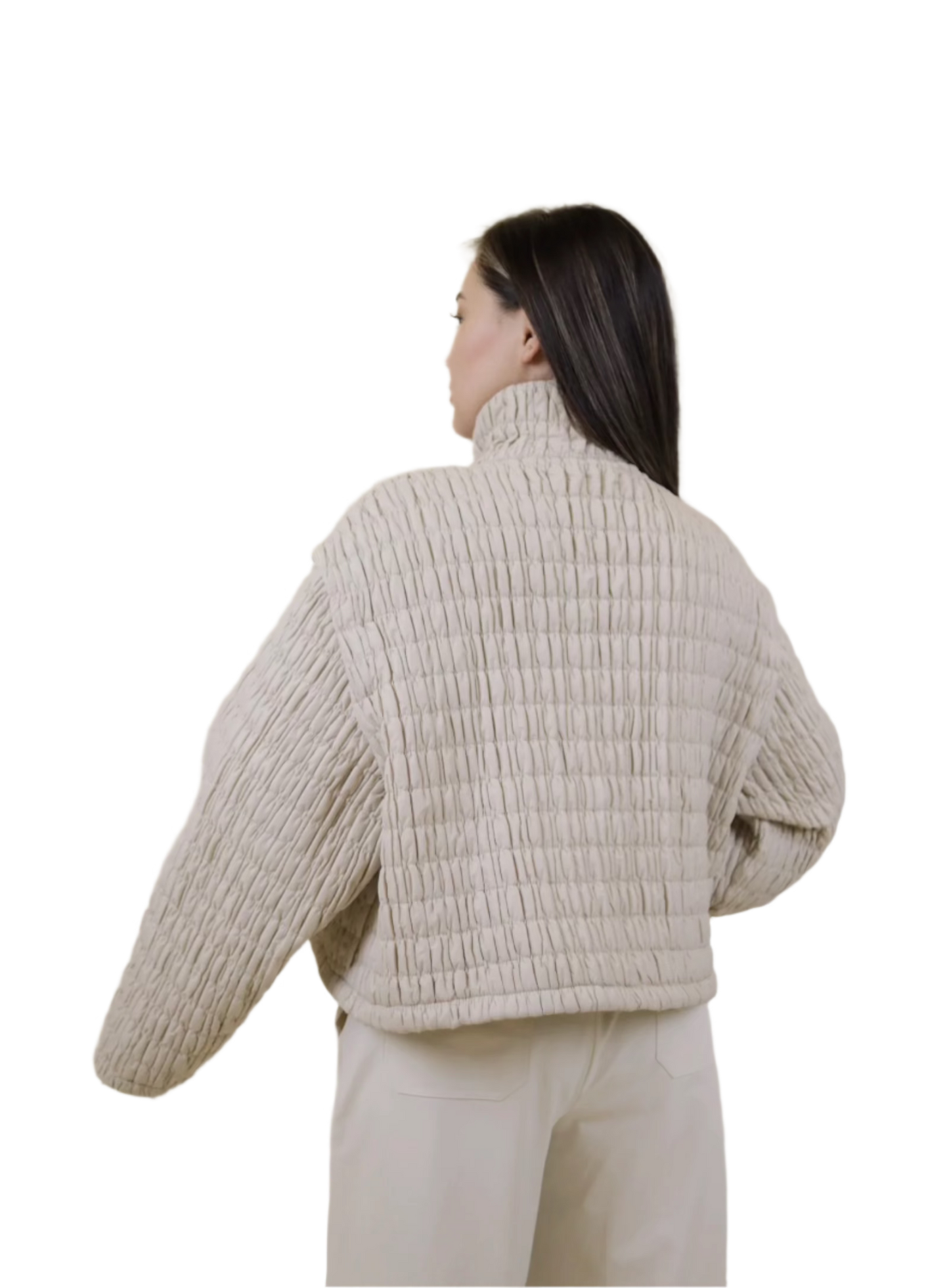 Crinkle Puff Jacket