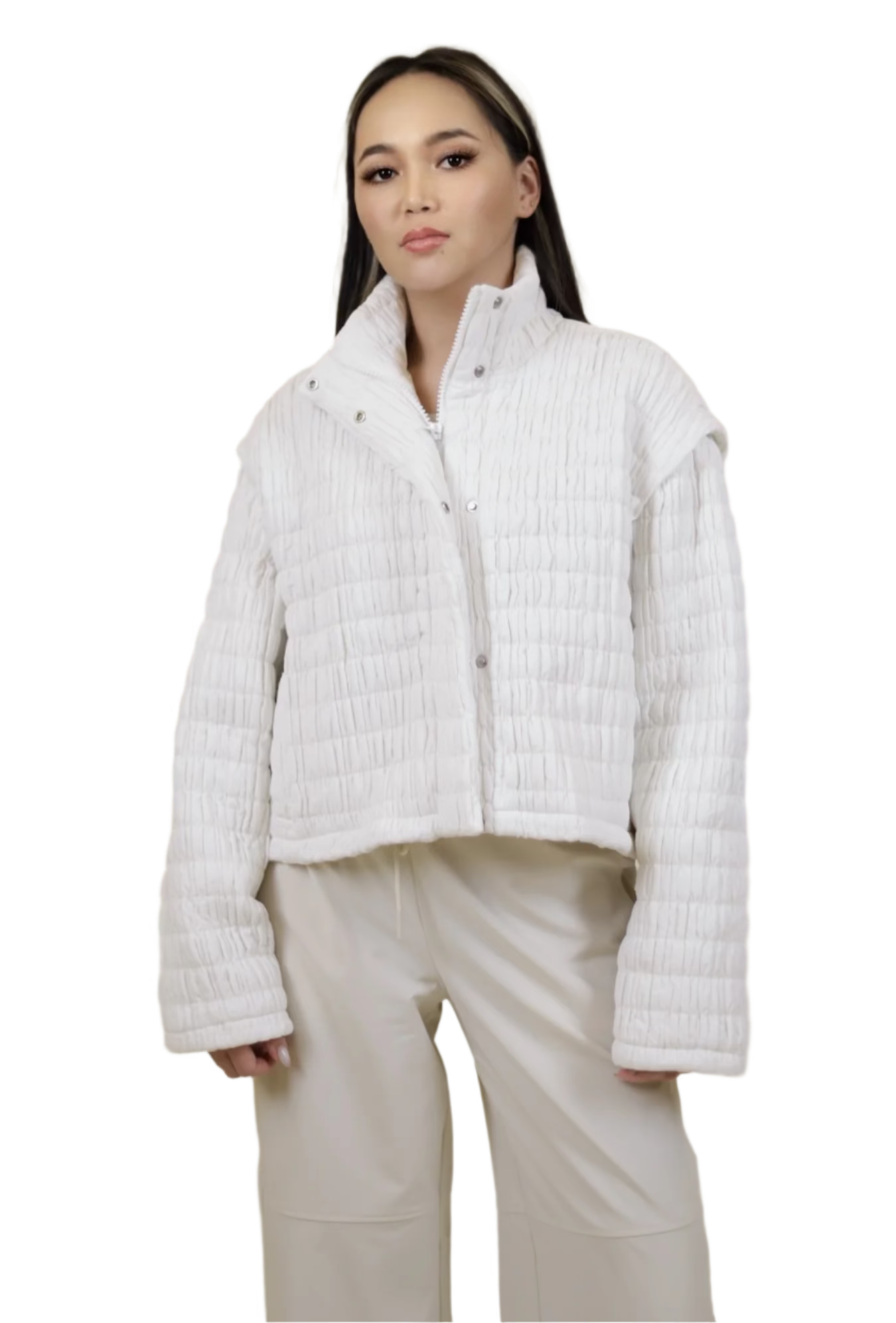 Crinkle Puff Jacket