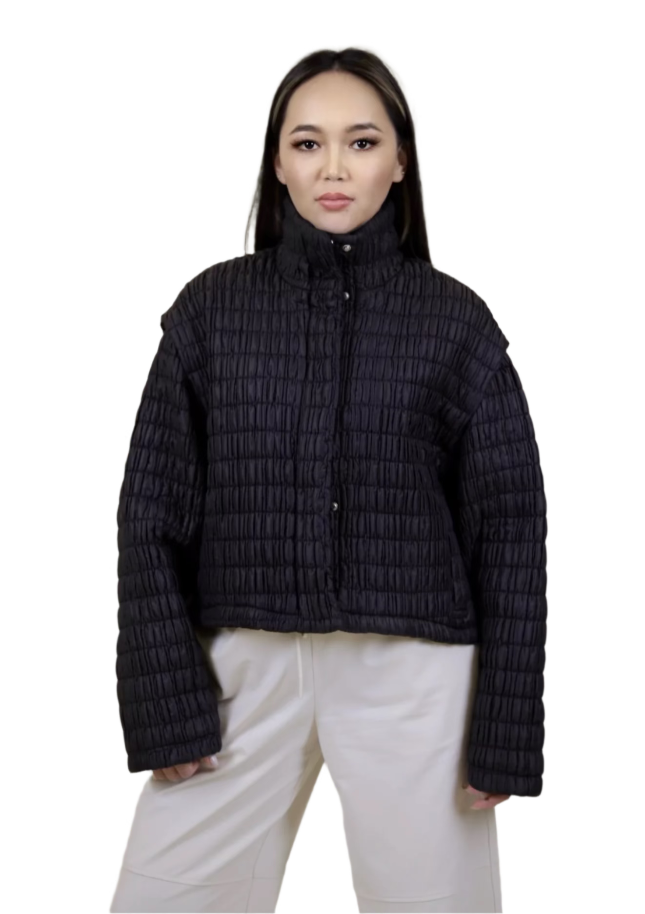 Crinkle Puff Jacket