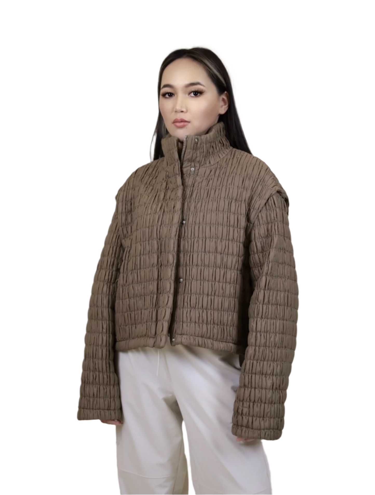 Crinkle Puff Jacket