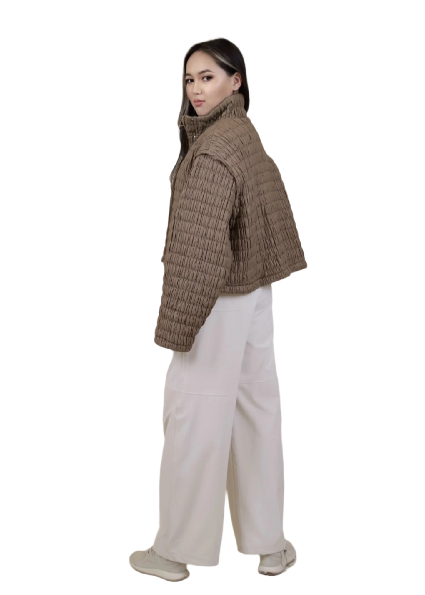 Crinkle Puff Jacket