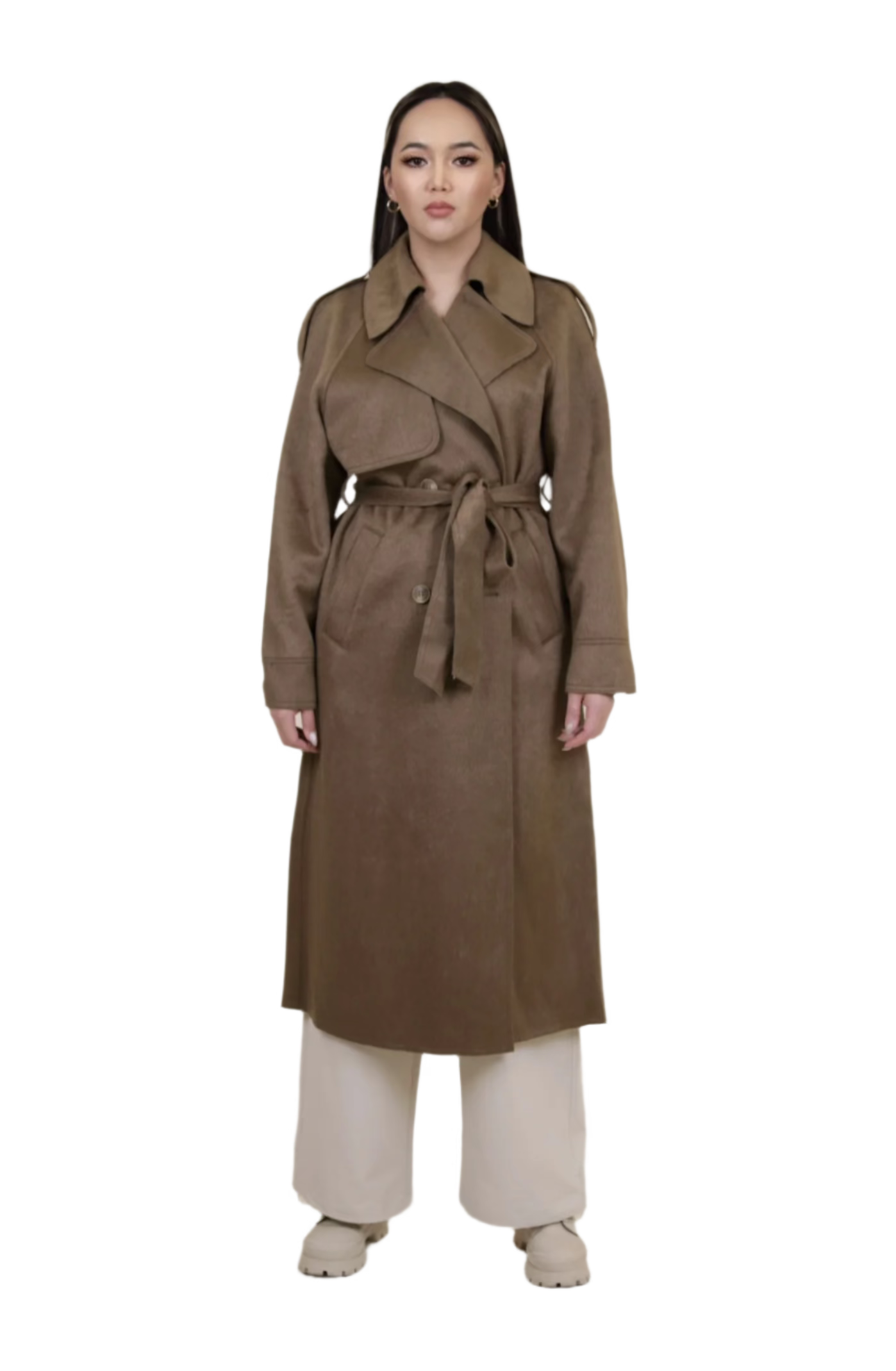 Cashmere Trench Coat