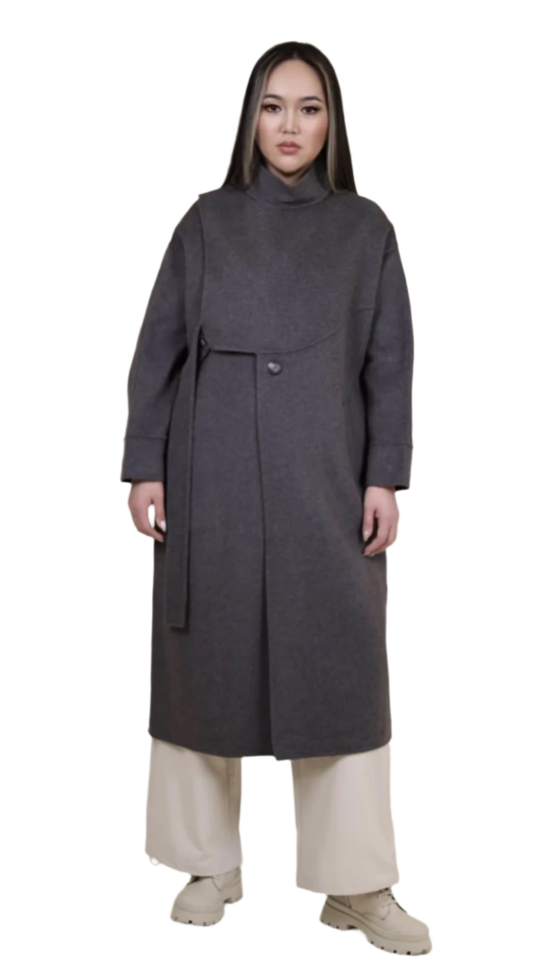 Cashmere Wrap Coat