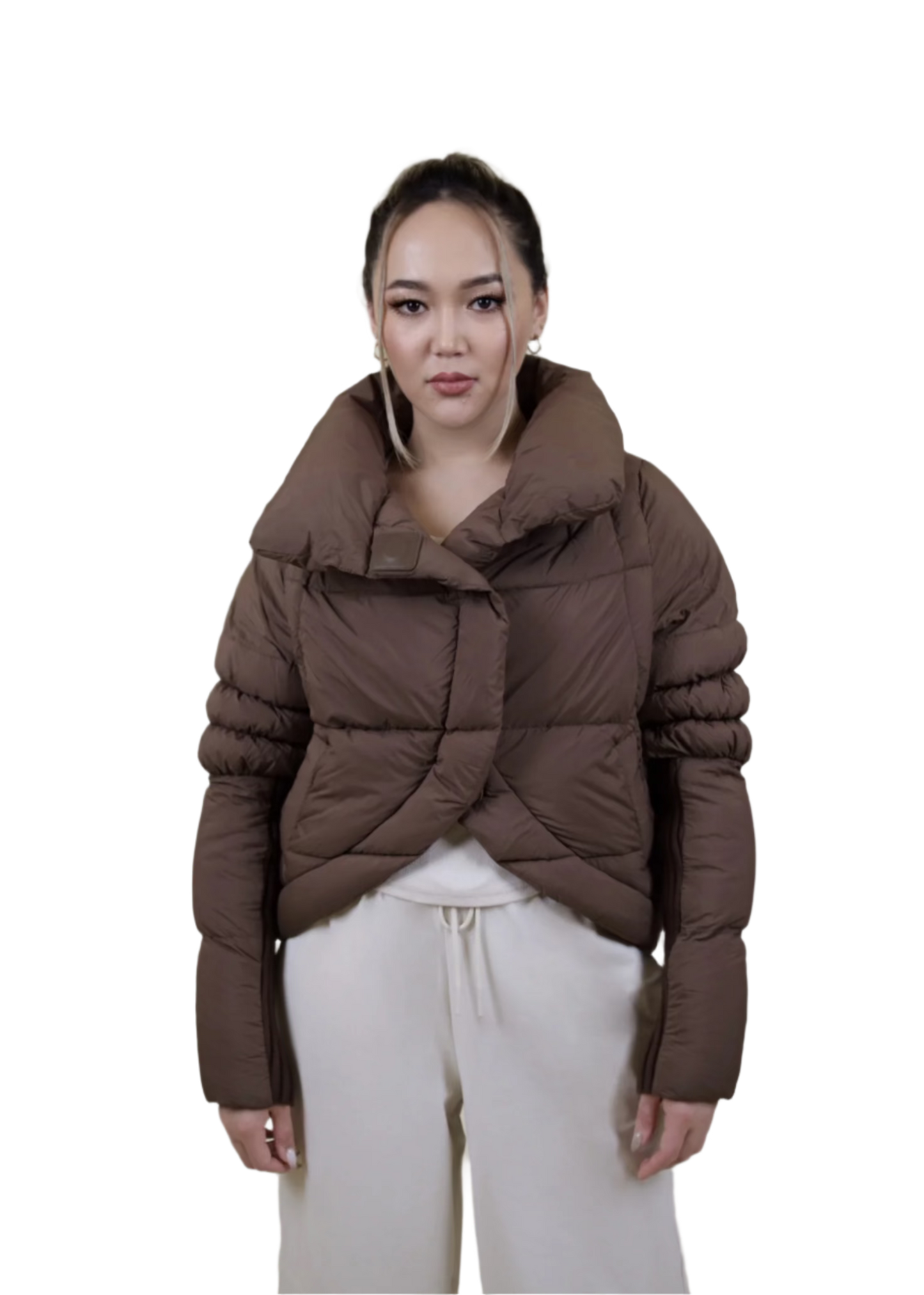 Slim Sleeve Puff Jacket