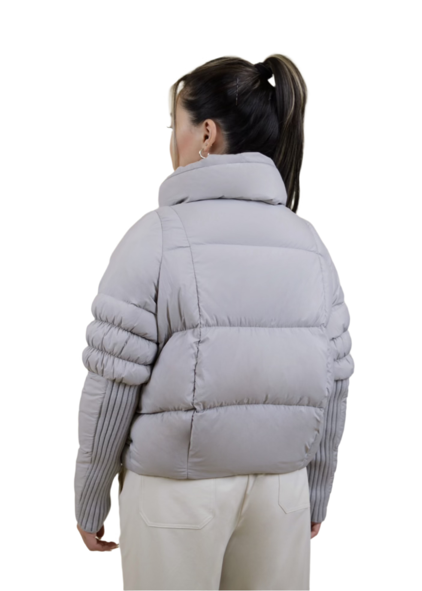 Slim Sleeve Puff Jacket