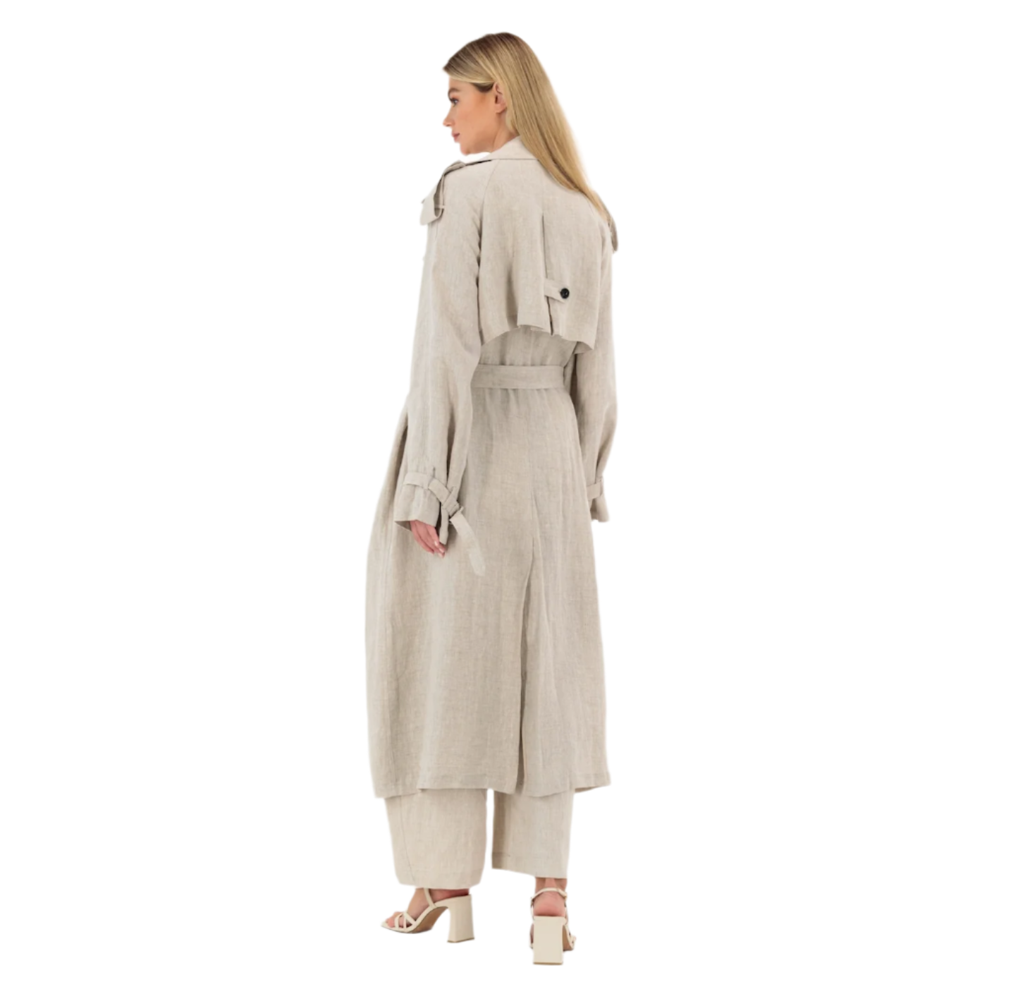 Linen Trench Coat