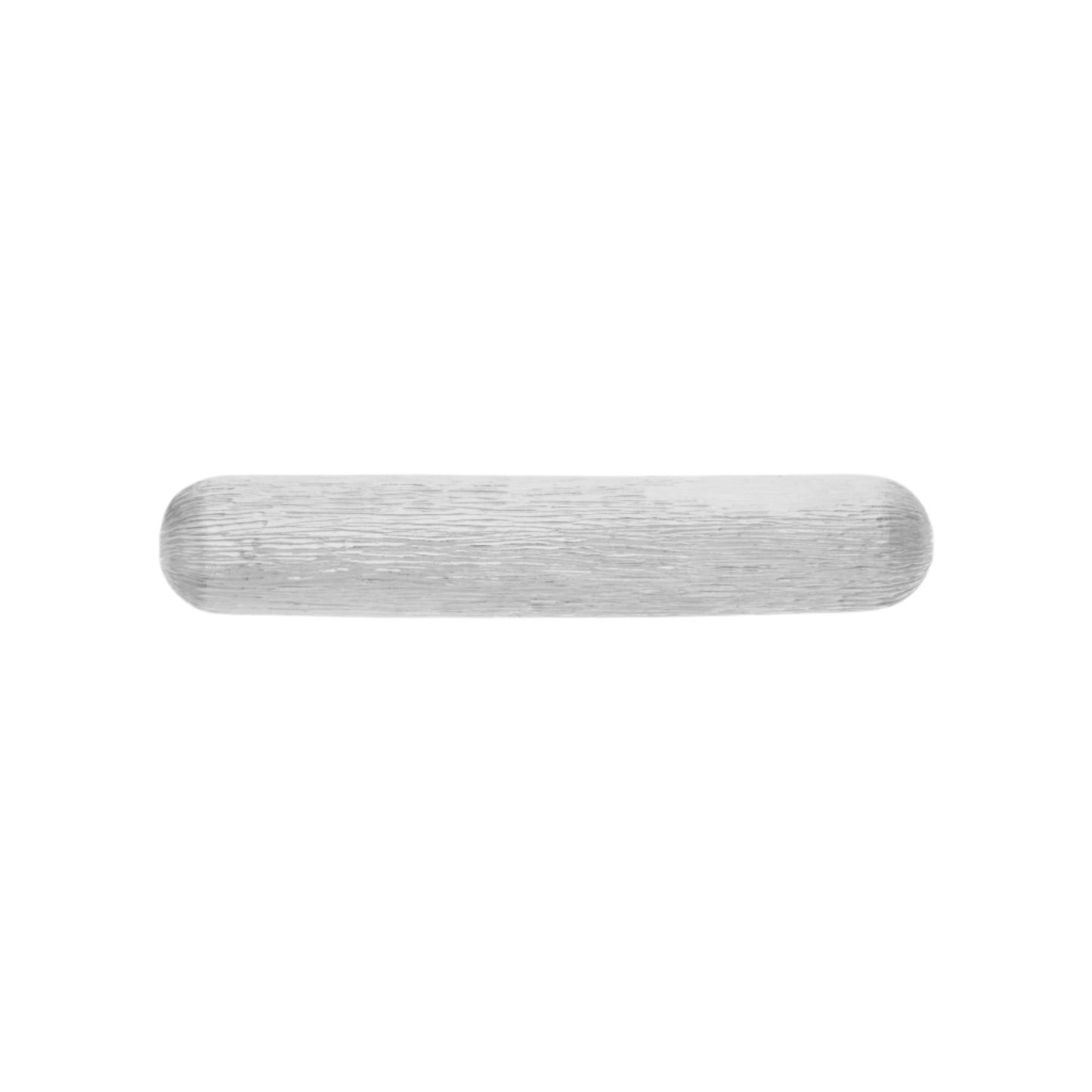 Silver Texture Linear Hair Clip