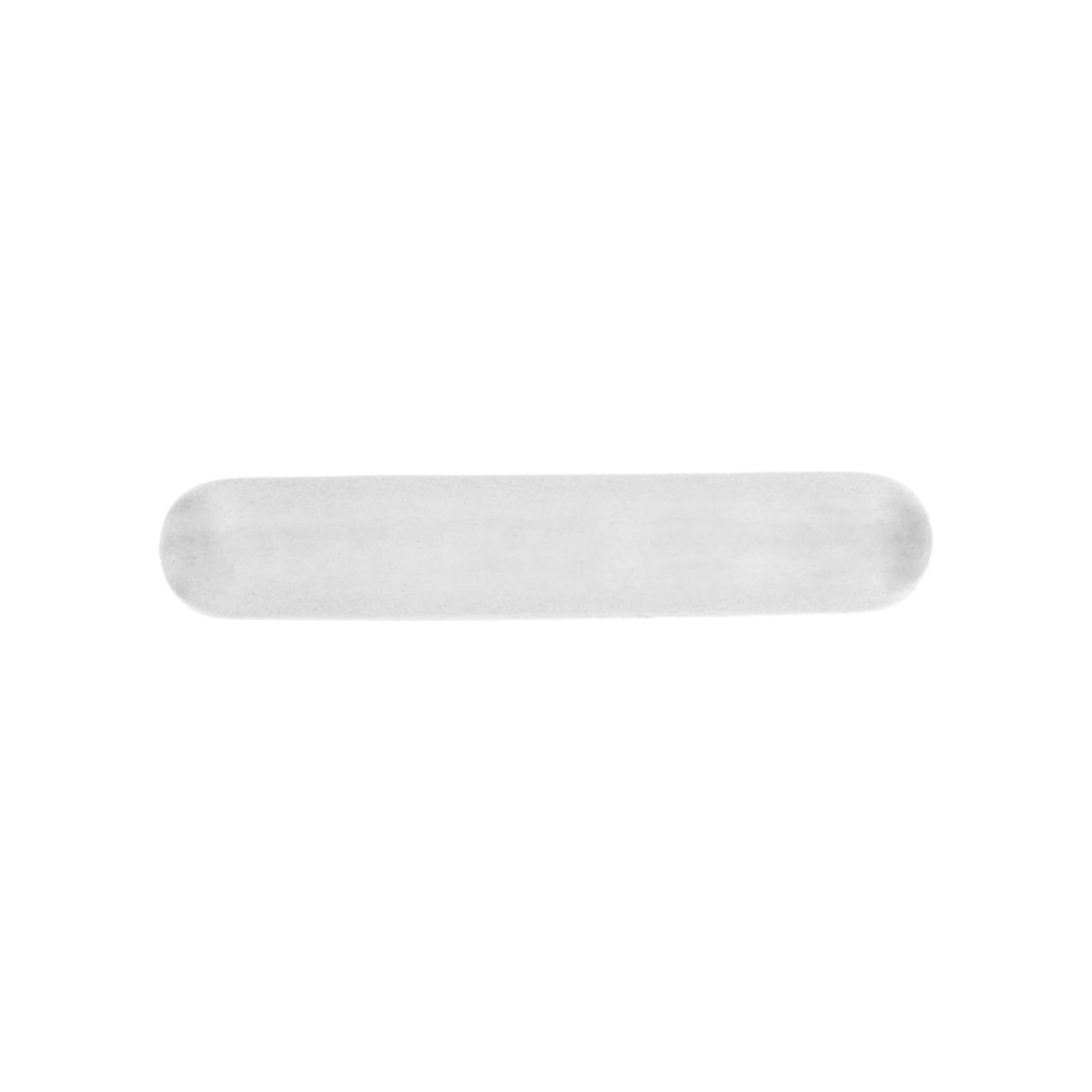 Silver Matte Linear Hair Clip