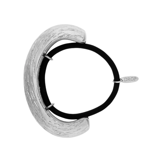 Silver Double Arch Ponytail Cuff