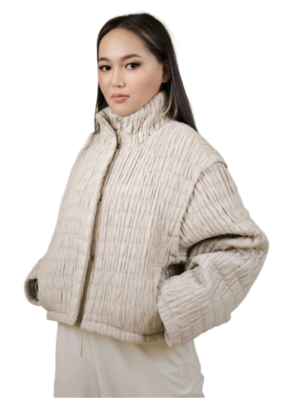 Crinkle Puff Jacket