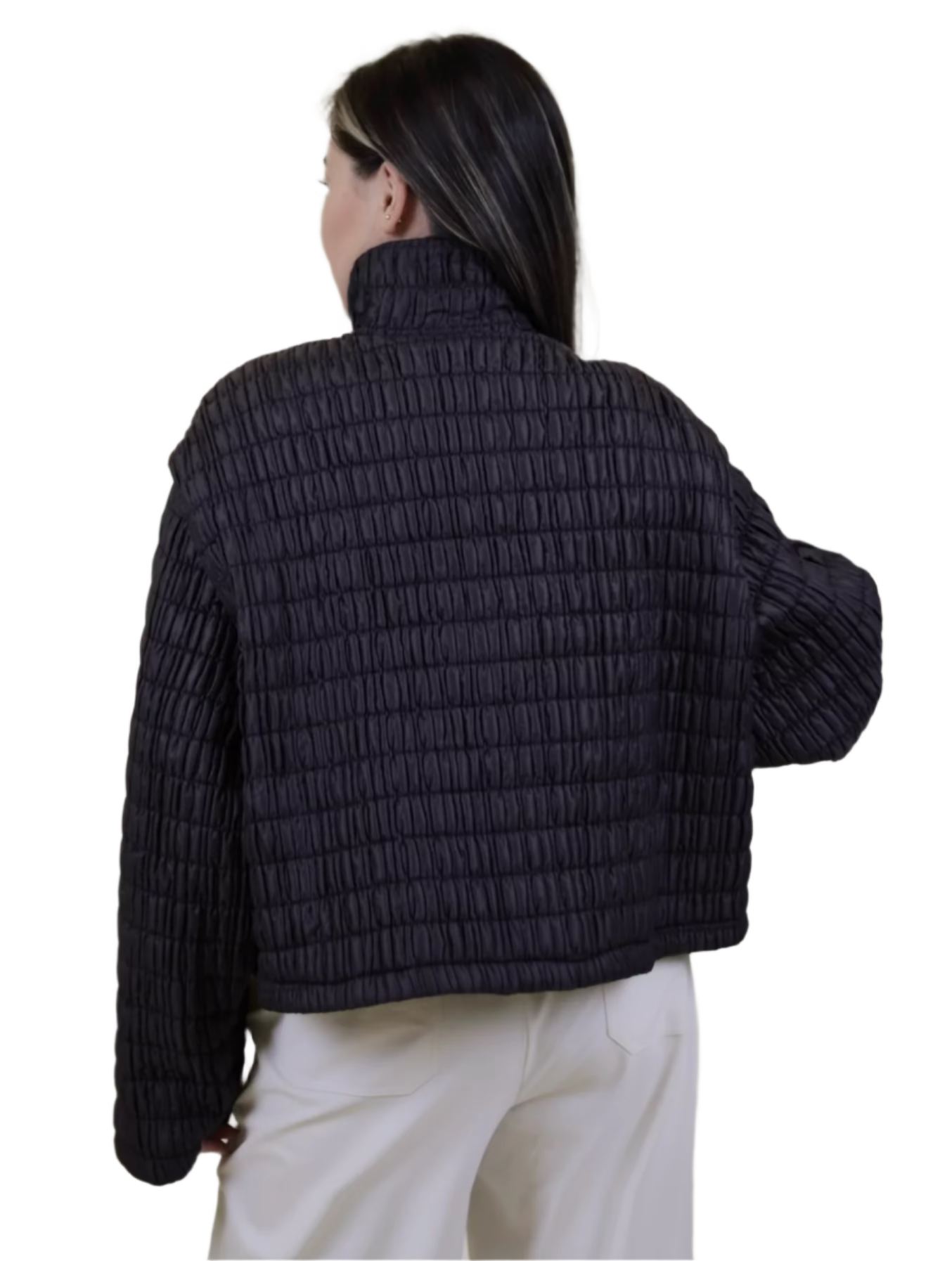 Crinkle Puff Jacket