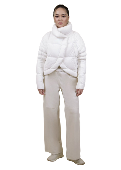 Slim Sleeve Puff Jacket