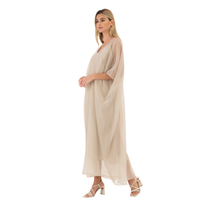 Loose Chiffon Maxi Dress