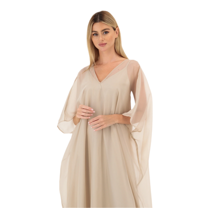 Loose Chiffon Maxi Dress
