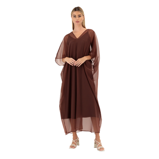 Loose Chiffon Maxi Dress