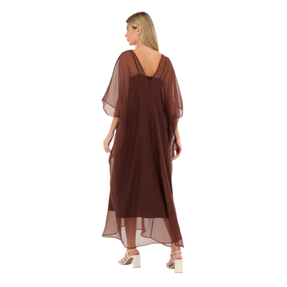 Loose Chiffon Maxi Dress