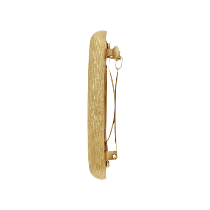 Gold Texture Linear Hair Clip